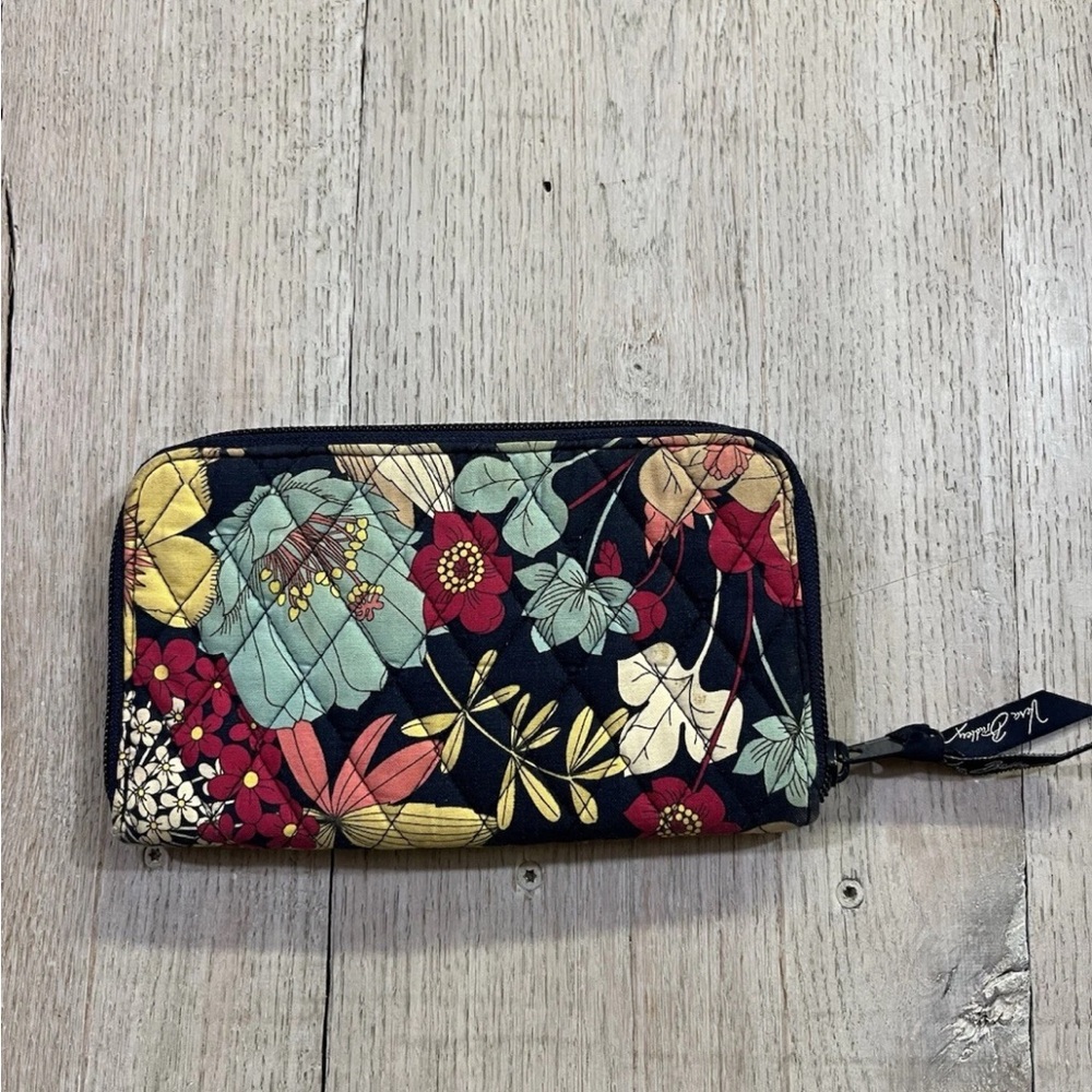 Vera Bradley Zip Around Wallet Happy Snails